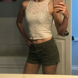 Small American Eagle crop top.